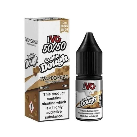 Buy cheapest online IVG 10ml E-Liquid - Pack Of 10 Cookie Dough 12MG at lowest price in uk