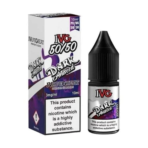 Buy cheapest online IVG 10ml E-Liquid - Pack Of 10 Dark Aniseed 18MG at lowest price in uk