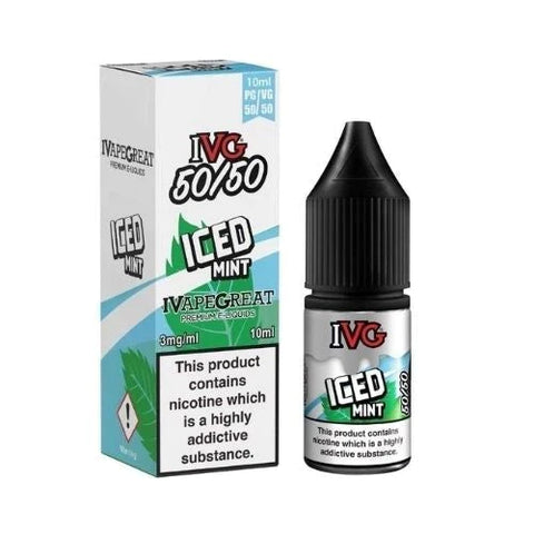 Buy cheapest online IVG 10ml E-Liquid - Pack Of 10 Iced Mint 3MG at lowest price in uk