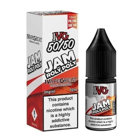 Buy cheapest online IVG 10ml E-Liquid - Pack Of 10 Jam Roly Poly 3MG at lowest price in uk