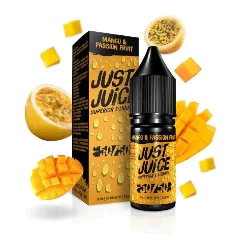 Buy cheapest online Just Juice Exotic Fruits 50/50 10ml E liquids Box of 10 3mg Mango & Passion Fruit at lowest price in uk