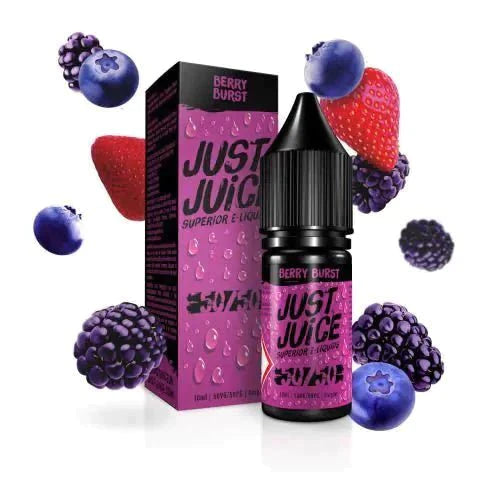 Buy cheapest online Just Juice Exotic Fruits 50/50 10ml E liquids Box of 10 3mg Berry Burst at lowest price in uk