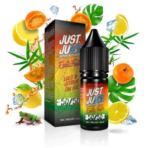 Buy cheapest online Just Juice Ice Range 50/50 10ml E liquids Box of 10 at lowest price in uk