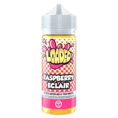 Buy cheapest online Loaded 100ML Shortfill Raspberry Eclair at lowest price in uk