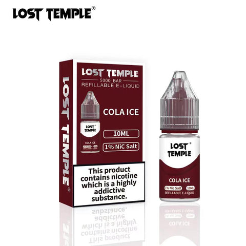 Buy cheapest online Lost Temple Nic Salts 10ml (BOX OF 10) Cola Ice at lowest price in uk