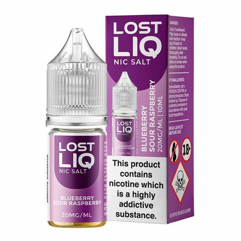 Buy cheapest online Lostliq 3000 Nic Salts 10ml - Box of 10 Blueberry Sour Raspberry at lowest price in uk