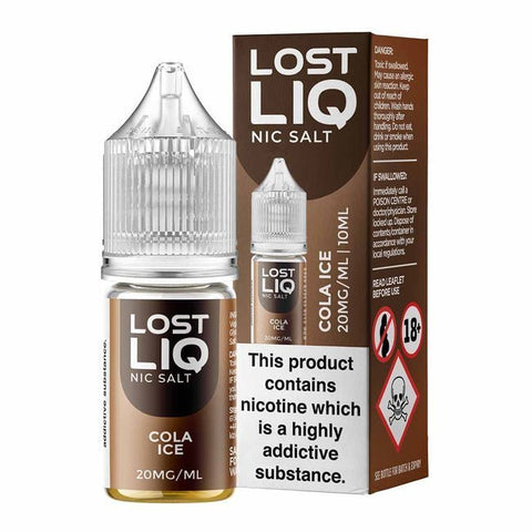 Buy cheapest online Lostliq 3000 Nic Salts 10ml - Box of 10 Cola Ice at lowest price in uk