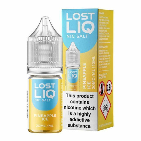 Buy cheapest online Lostliq 3000 Nic Salts 10ml - Box of 10 Pineapple Ice at lowest price in uk