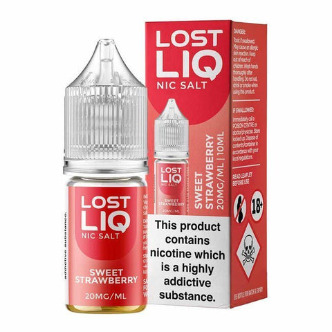 Buy cheapest online Lostliq 3000 Nic Salts 10ml - Box of 10 Sweet Strawberry at lowest price in uk