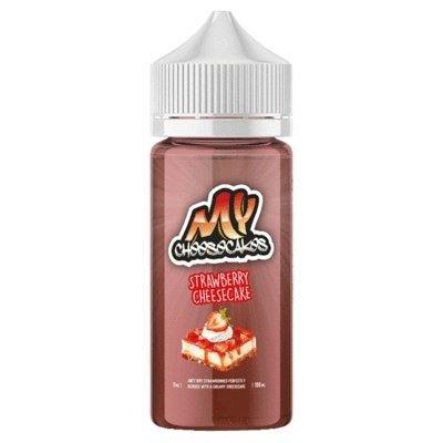 Buy cheapest online My E-Liquids Cheesecakes 100ML Shortfill Strawberry Cheesecake at lowest price in uk