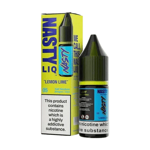 Buy cheapest online Nasty Liq Salt 10ml E-Liquids Box of 10 Lemon Lime at lowest price in uk