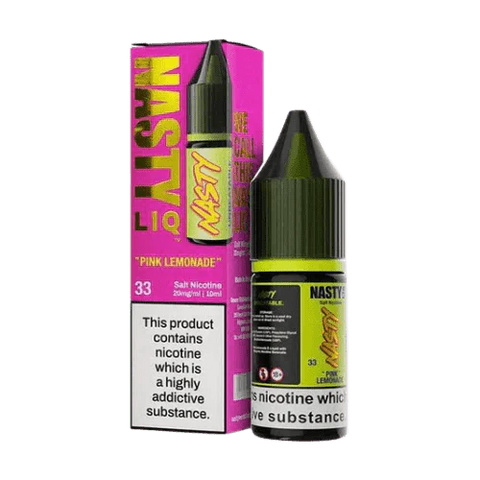 Buy cheapest online Nasty Liq Salt 10ml E-Liquids Box of 10 Pink Lemonade at lowest price in uk