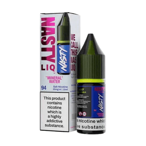 Buy cheapest online Nasty Liq Salt 10ml E-Liquids Box of 10 Mineral Water at lowest price in uk