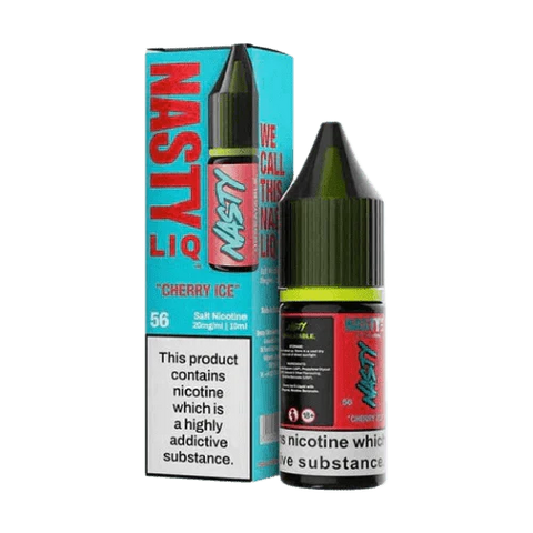 Buy cheapest online Nasty Liq Salt 10ml E-Liquids Box of 10 Cherry Ice at lowest price in uk