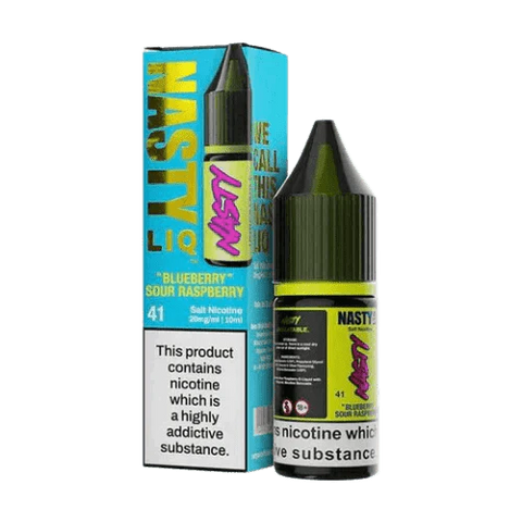 Buy cheapest online Nasty Liq Salt 10ml E-Liquids Box of 10 Blueberry Sour Raspberry at lowest price in uk