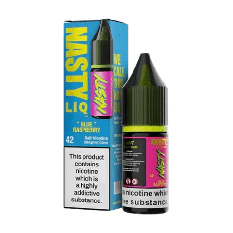 Buy cheapest online Nasty Liq Salt 10ml E-Liquids Box of 10 Blue Raspberry at lowest price in uk