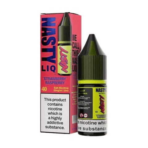 Buy cheapest online Nasty Liq Salt 10ml E-Liquids Box of 10 Strawberry Raspberry at lowest price in uk