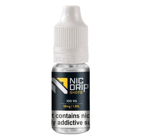 Buy cheapest online NIC DRIP - 100VG - 18MG - NICOTINE SHOT at lowest price in uk