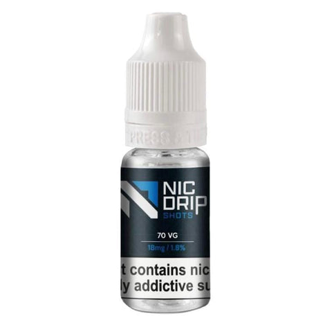 Buy cheapest online NIC DRIP - 70VG - 18MG - NICOTINE SHOT at lowest price in uk