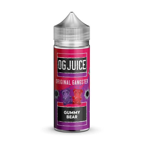 Buy cheapest online OG Juice Original Gangster 100ml E-liquid Shortfill Gummy Bear at lowest price in uk