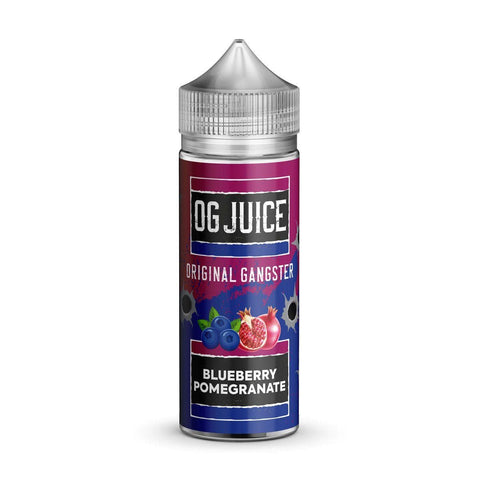 Buy cheapest online OG Juice Original Gangster 100ml E-liquid Shortfill Blueberry Pomegranate at lowest price in uk