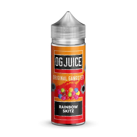 Buy cheapest online OG Juice Original Gangster 100ml E-liquid Shortfill Rainbow Skitz at lowest price in uk