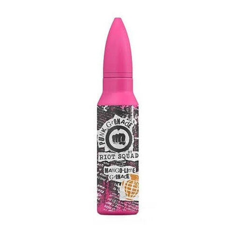 Buy cheapest online Riot Squad Shortfill E-Liquid 50ml - All Ranges Mango Lime Grenade at lowest price in uk