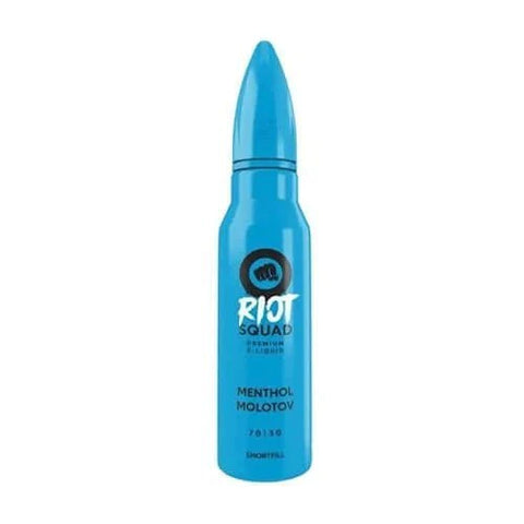 Buy cheapest online Riot Squad Shortfill E-Liquid 50ml - All Ranges Menthol Molotov at lowest price in uk