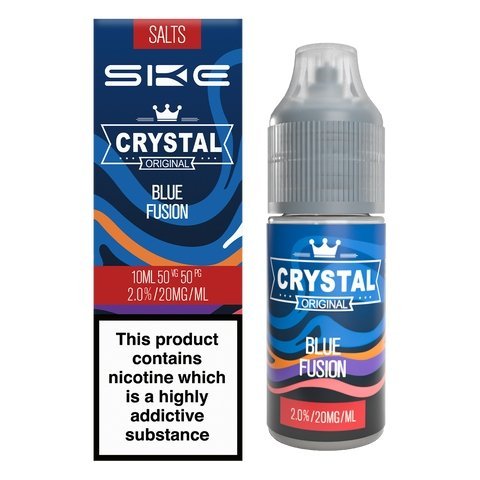 Buy cheapest online Ske Crystal Original Salts 10ml - Box of 10 10mg Blue Fusion at lowest price in uk