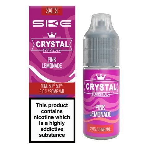 Buy cheapest online Ske Crystal Original Salts 10ml - Box of 10 10mg Pink Lemonade at lowest price in uk