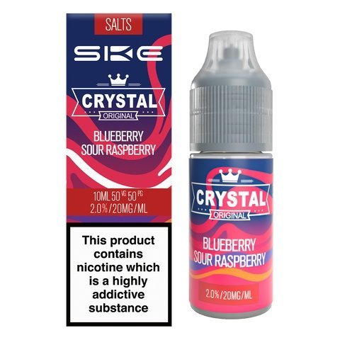 Buy cheapest online Ske Crystal Original Salts 10ml - Box of 10 10mg Blueberry Sour Raspberry at lowest price in uk