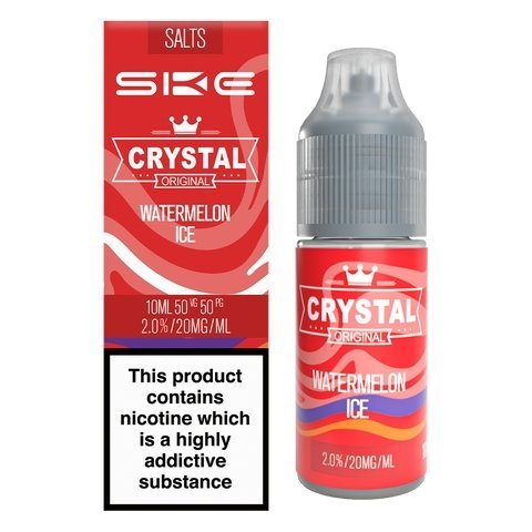 Buy cheapest online Ske Crystal Original Salts 10ml - Box of 10 10mg Watermelon Ice at lowest price in uk