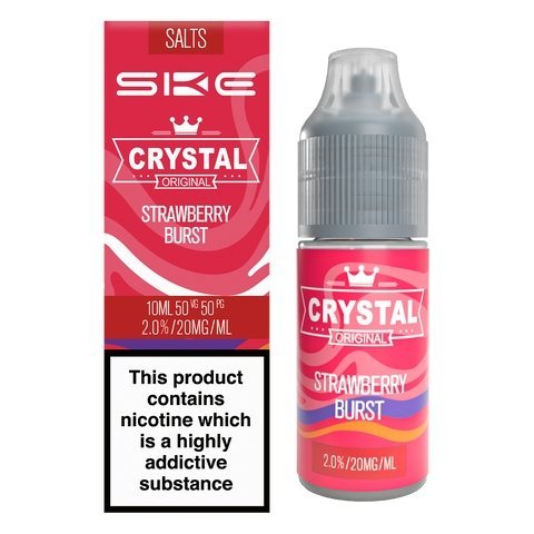 Buy cheapest online Ske Crystal Original Salts 10ml - Box of 10 10mg Strawberry Burst at lowest price in uk