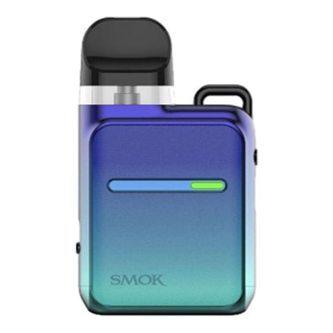 Buy cheapest online Smok Novo 4 Master Box Pod Vape Kit Leather Cyan Blue at lowest price in uk