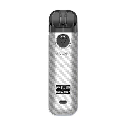 Buy cheapest online SMOK Novo 4 Pod Kit Silver Carbon Fiber at lowest price in uk