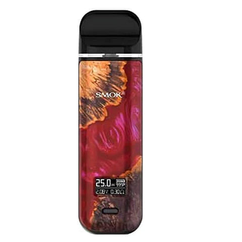 Buy cheapest online SMOK Novo X Pod Kit Red Stabilizing Wood at lowest price in uk