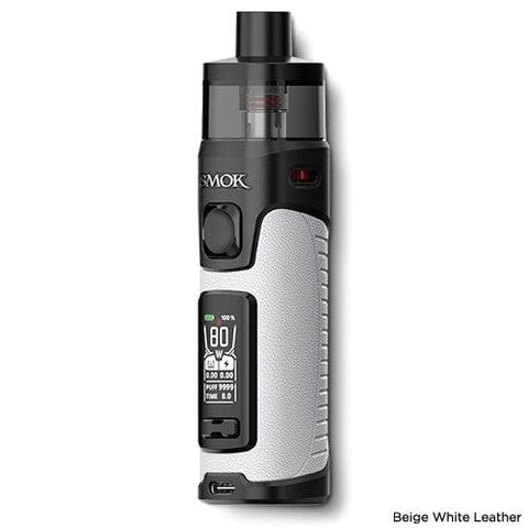 Buy cheapest online Smok RPM 5 Pro Pod Kit Beige White Leather at lowest price in uk