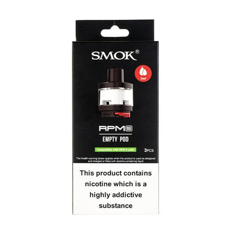 Buy cheapest online Smok RPM 5 Replacement Pods 2ml - 3pack at lowest price in uk