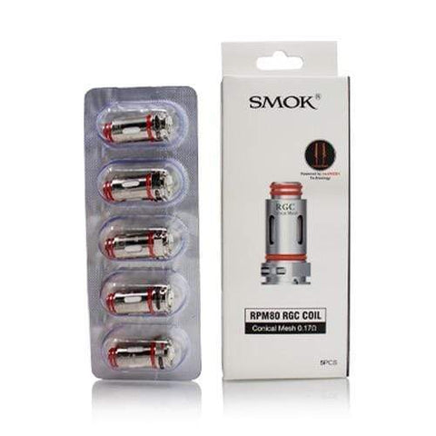 Buy cheapest online Smok - Rpm80 Rgc - 0.17ohm - Coils - 5pack at lowest price in uk