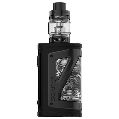 Buy cheapest online Smok - Scar 18 - Vape Kit Fluid Black White at lowest price in uk