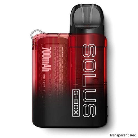 Buy cheapest online Smok Solus G Box Pod Kit Transparent Red at lowest price in uk