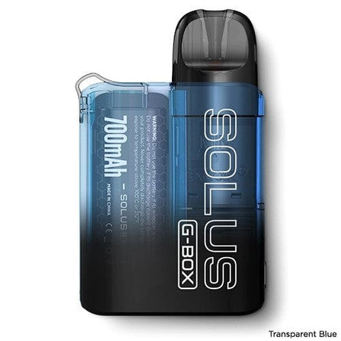 Buy cheapest online Smok Solus G Box Pod Kit Transparent Blue at lowest price in uk