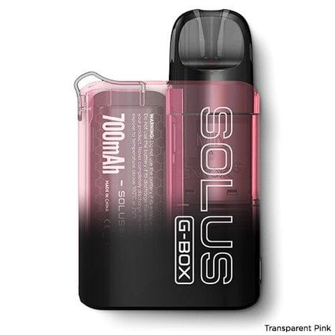 Buy cheapest online Smok Solus G Box Pod Kit Transparent Pink at lowest price in uk