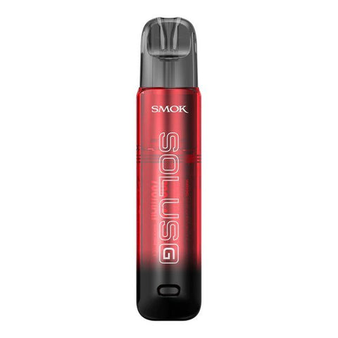 Buy cheapest online Smok Solus G Pod System Vape Kit Transparent Red at lowest price in uk