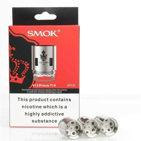 Buy cheapest online Smok - V12 Prince - T10 - 0.12 ohm - Coils at lowest price in uk