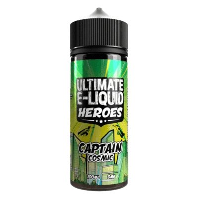 Buy cheapest online Ultimate Puff Heroes 100ML Shortfill Captain Cosmic at lowest price in uk