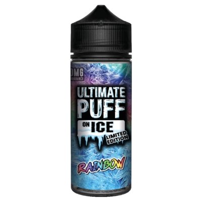 Buy cheapest online Ultimate Puff On Ice 100ML Shortfill Rainbow at lowest price in uk