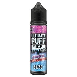 Buy cheapest online Ultimate Puff On Ice 50ml Shortfill Grape & Strawberry at lowest price in uk