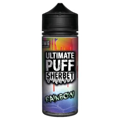 Buy cheapest online Ultimate Puff Sherbet 100ML Shortfill Rainbow at lowest price in uk