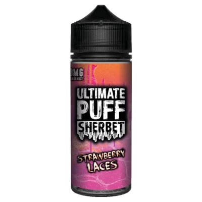 Buy cheapest online Ultimate Puff Sherbet 100ML Shortfill Strawberry Laces at lowest price in uk